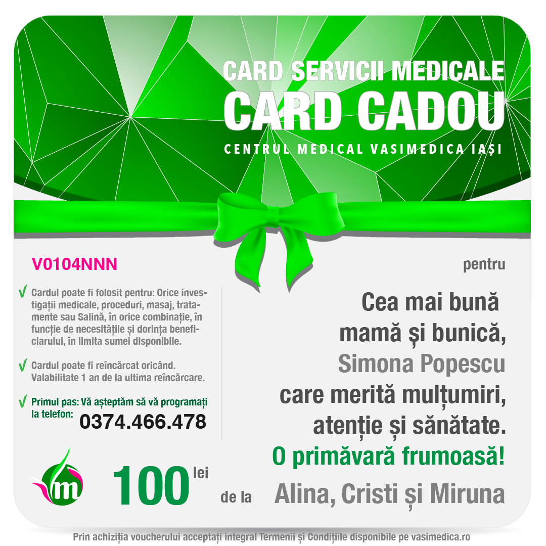 Card Cadou Iasi: Centrul Medical Vasimedica